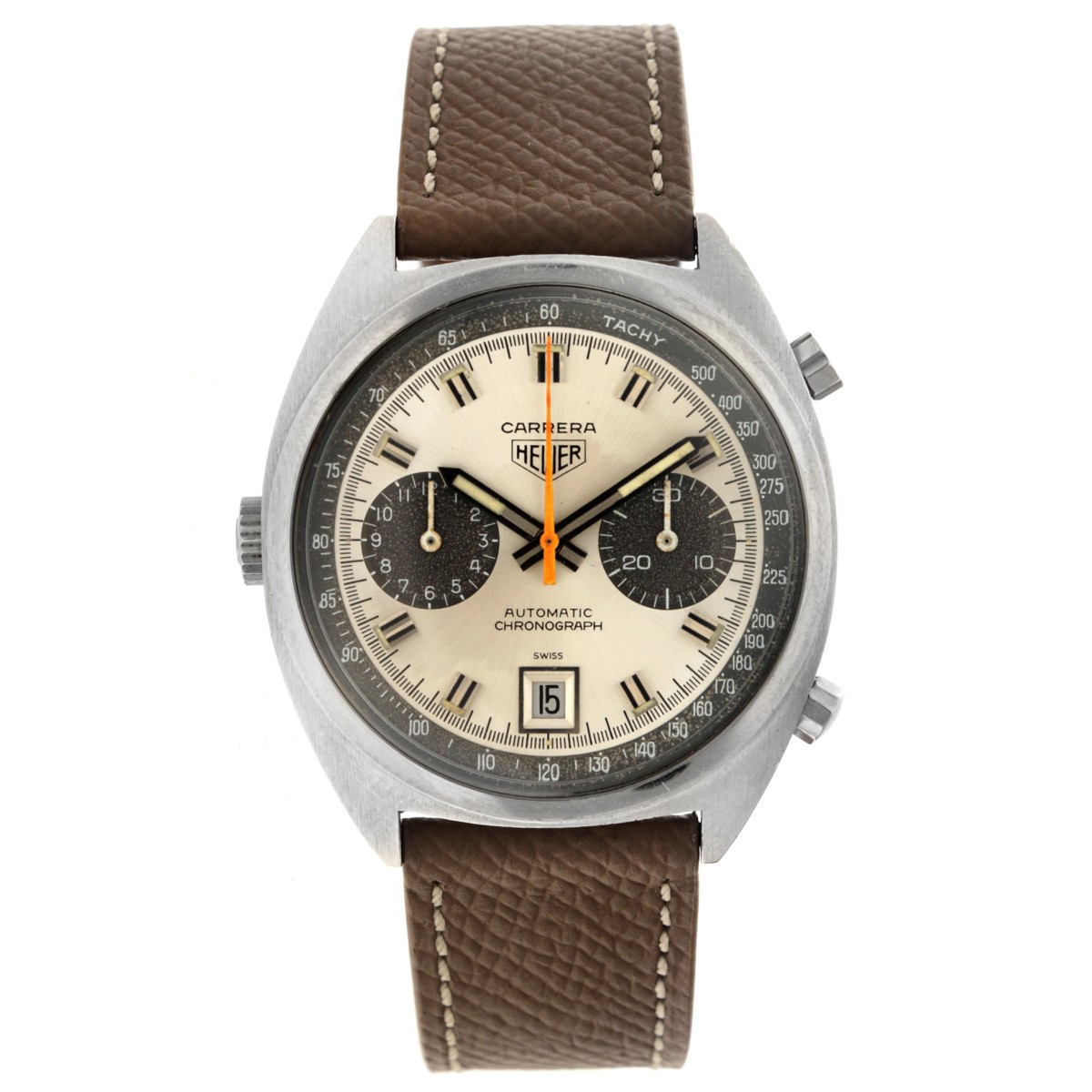 Heuer Vintage Carrera Chronograph 1153 - Heren horloge - ca. 1970