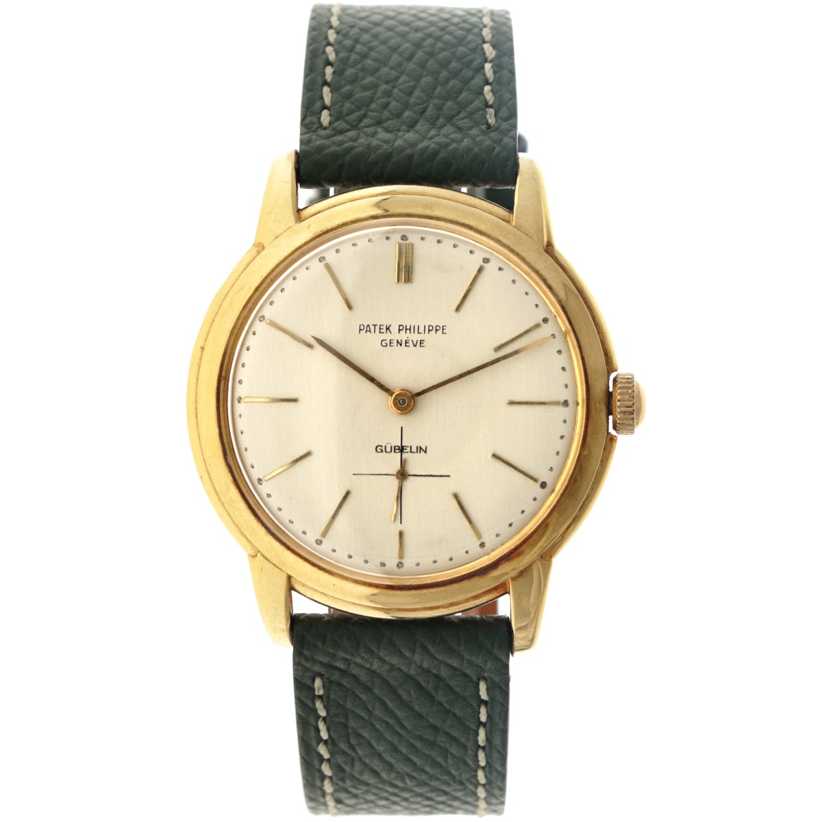 Patek Philippe Calatrava Gübelin dial 3433 - Heren horloge - ca. 1960.