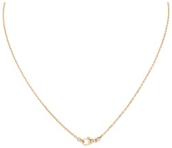 18K roségouden collier voorzien van een hanger bezet met een morganiet van ca. 3.54 ct. en diamant 