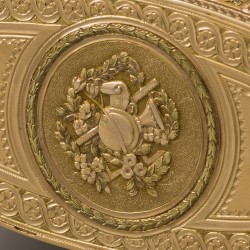 Lodewijk XIV gouden snuifdoos, Jean Ducrollay (1734-1761), Parijs, 1745.