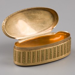 Lodewijk XIV gouden snuifdoos, Jean Ducrollay (1734-1761), Parijs, 1745.