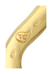 Tamara Comolli 18K geelgouden 'hourglass' armband met diverse kleuren granaat
