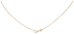 Pasquale Bruni  18K witgouden hanger bezet met ca. 0.20 ct. diamanten aan 14K roségouden collier