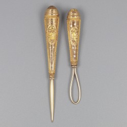 Lodewijk XVI necessaire (6), C.N. Delanoy, Parijs 1784-1787, goud.