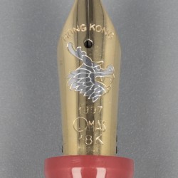 Omas 1997 "Return to the motherland" Hong Kong, vulpen 18K goud.