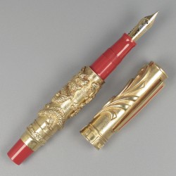 Omas 1997 "Return to the motherland" Hong Kong, fountain pen 18K gold.