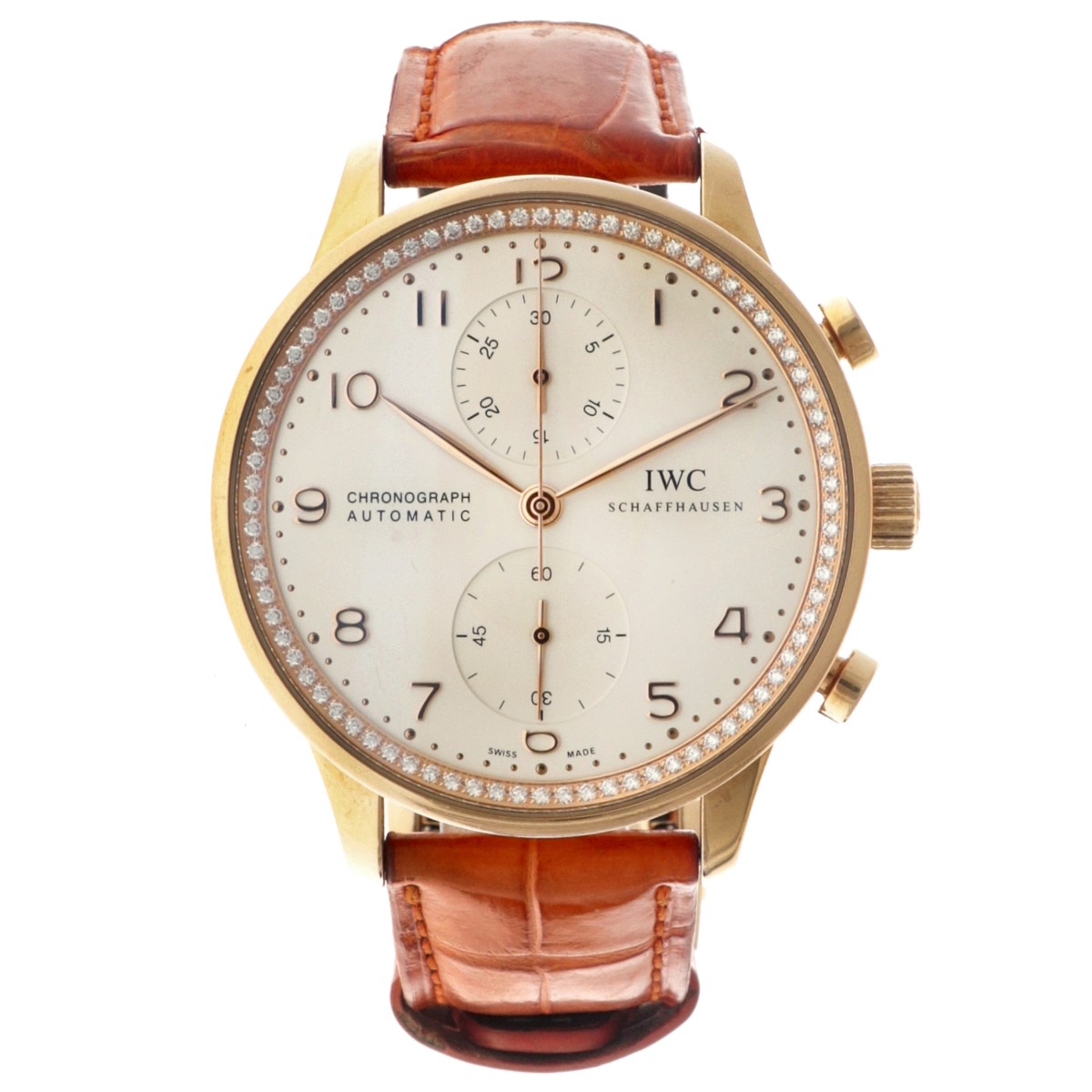 No Reserve - IWC Portugieser Chronograph 18K. IW371484 - Heren horloge - 2014.