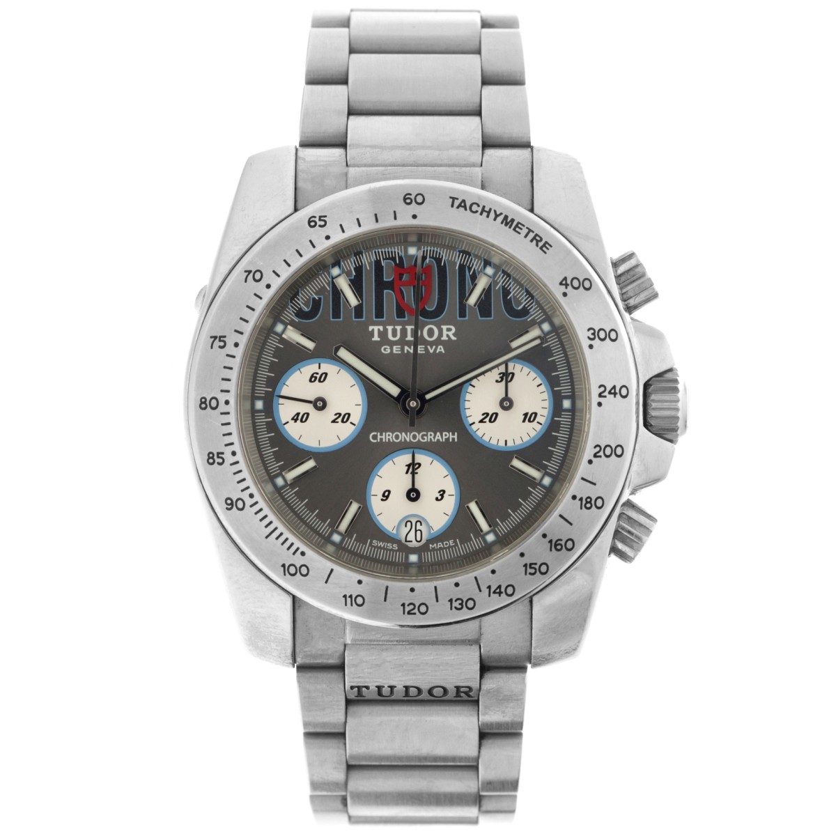 No Reserve - Tudor Sport Chronograph 20300 - Heren horloge - 2010.