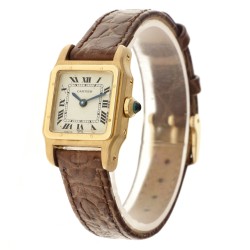 No Reserve - Cartier Santos Dumont Vintage 'Paris Dial' 18K. - Dames horloge