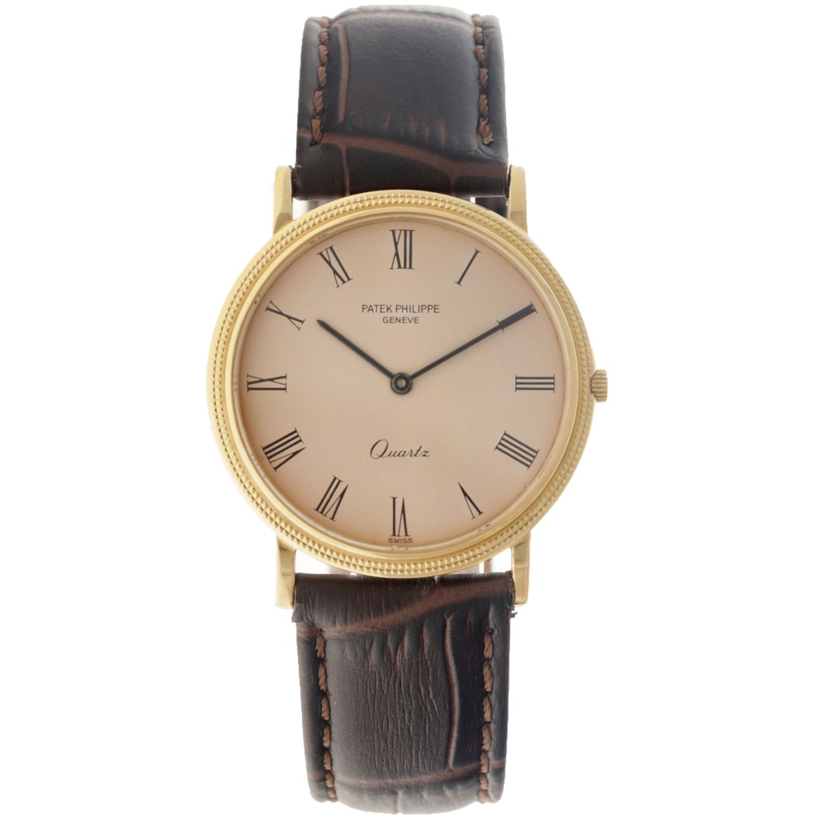 Patek Philippe Calatrava Quartz 3744 - Heren horloge - ca. 1980.