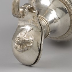 Liturgische avondmaalschenkkan, Pierre Paraud, Parijs ca. 1800, zilver.