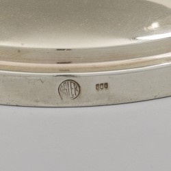 Art Deco kandelaars (2), België ca. 1920-1930, zilver.