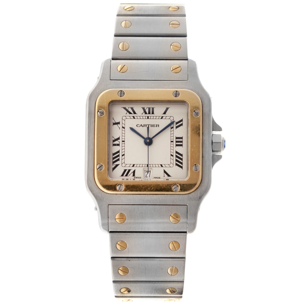 Goudwisselkantoor auction: No Reserve - Cartier Santos Galbeé 70615 - Heren horloge - 1994.