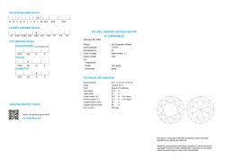 1.29 ct. HRD gecertificeerde natuurlijke diamant.