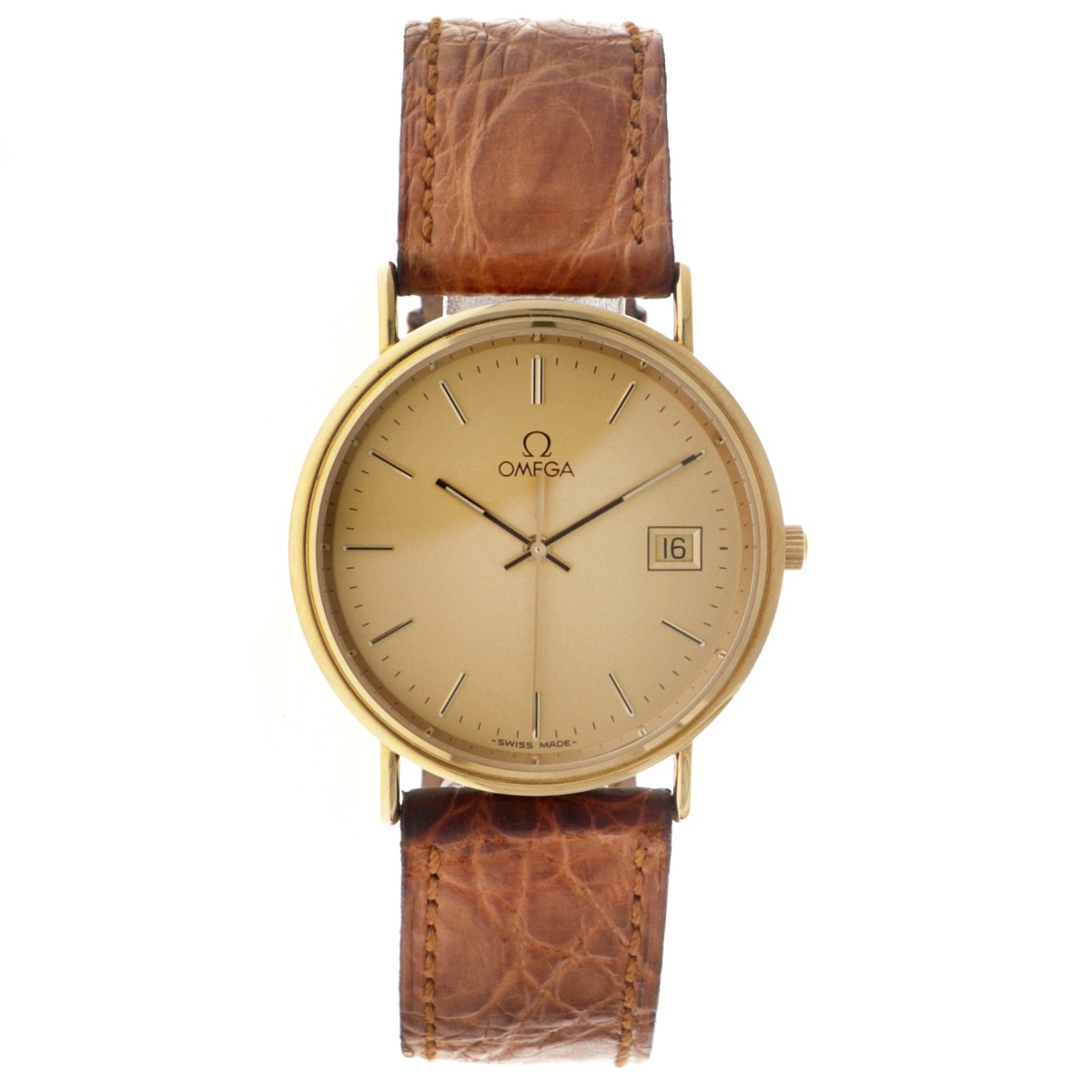 No Reserve - Omega Vintage 18K. 1967500 - Heren horloge - 2000.