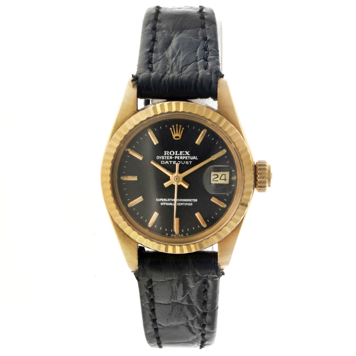 No Reserve - Rolex Datejust 18K. 6917 - Dames horloge - ca. 1978.