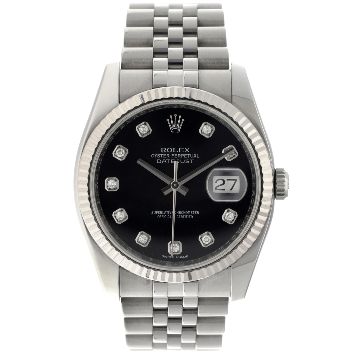 No Reserve - Rolex Datejust 36 116234 - Heren horloge - 2009.