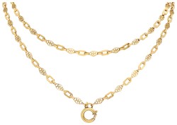 18K Geelgouden horlogeketting / sautoir