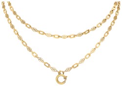 18K Geelgouden horlogeketting / sautoir