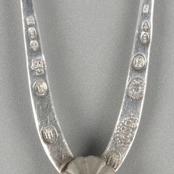 Georg Jensen suikertang, model Blossom, zilver. Ontworpen door Georg Jensen in 1919.