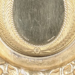 Prijspenning ''Sociéte Royale d'Horticulture et d'Agriculture'', F. Baetes, Antwerpen 1877, zilver.