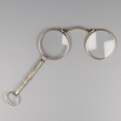 Lorgnette, Société des Lunetiers, Parijs ca. 1900, goud.