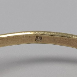 Lorgnette, Société des Lunetiers, Parijs ca. 1900, goud.