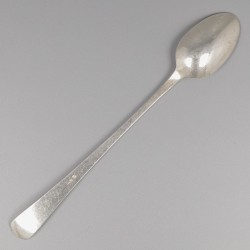 Cocktaillepels / sorbetlepels (12), ontwerp Christa Ehrlich model nr. 1064, Zilverfabriek Voorschoten ca. 1940, zilver.