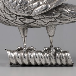 Zilveren koningsvogel van schutterij St. Sebastiaan. Zilversmid Theodorus Dirck Roecx, Maastricht ca. 1698.