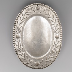 Koningsschild zilver, W. Wahle, schutterskoning St. Jorisgilde in 1863. Zilversmid Winandus Wilhelmus Hubertus van Stassar (1859-1902), Maastricht ca. 1863.