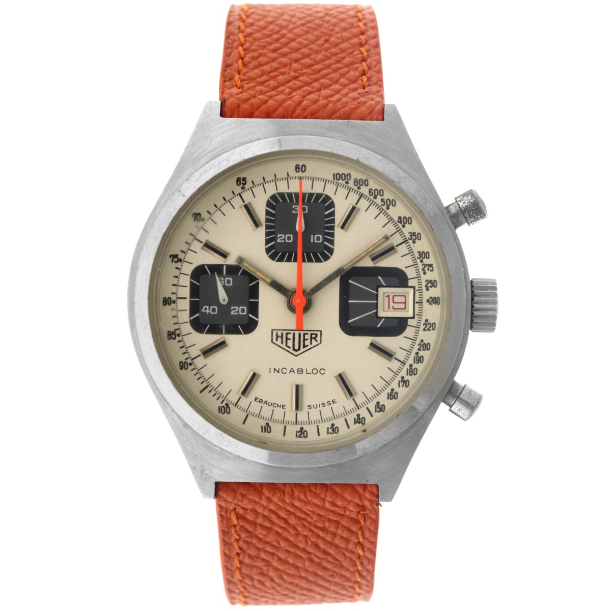 No Reserve - HEUER Chronograph 1611 - Heren horloge - ca. 1970.