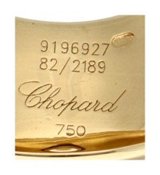 Chopard 18K geelgouden Happy Diamonds elephant ring.