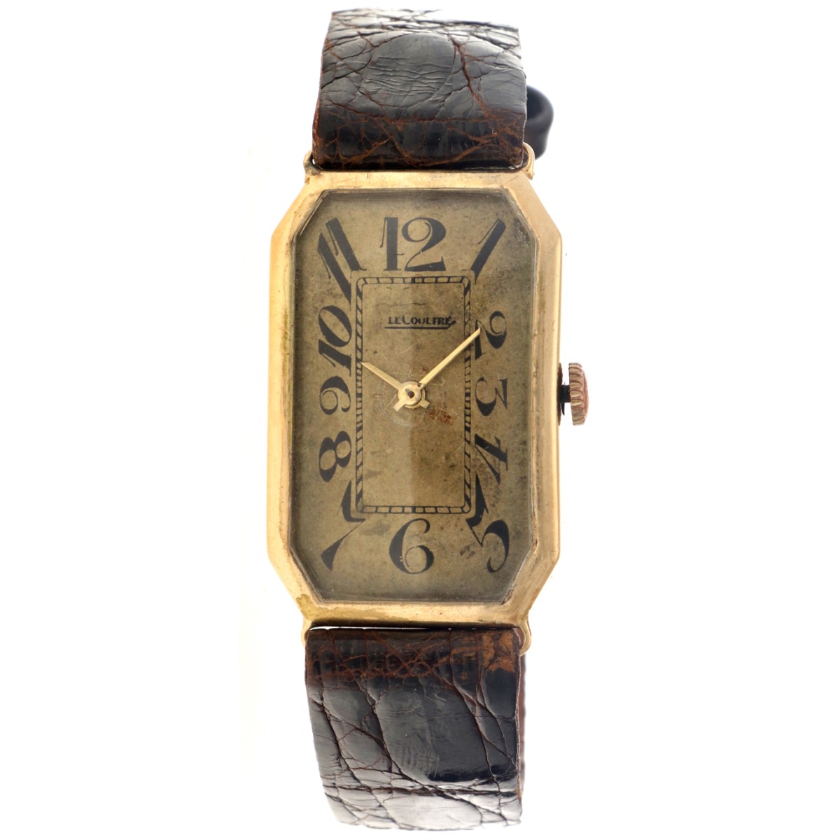 No Reserve - LeCoultre Vintage 14K. - Heren horloge - ca. 1930's.