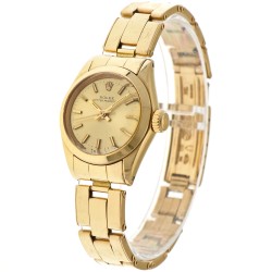 No Reserve - Rolex Oyster Perpetual 18K. 6718 - Dames horloge - ca. 1979.