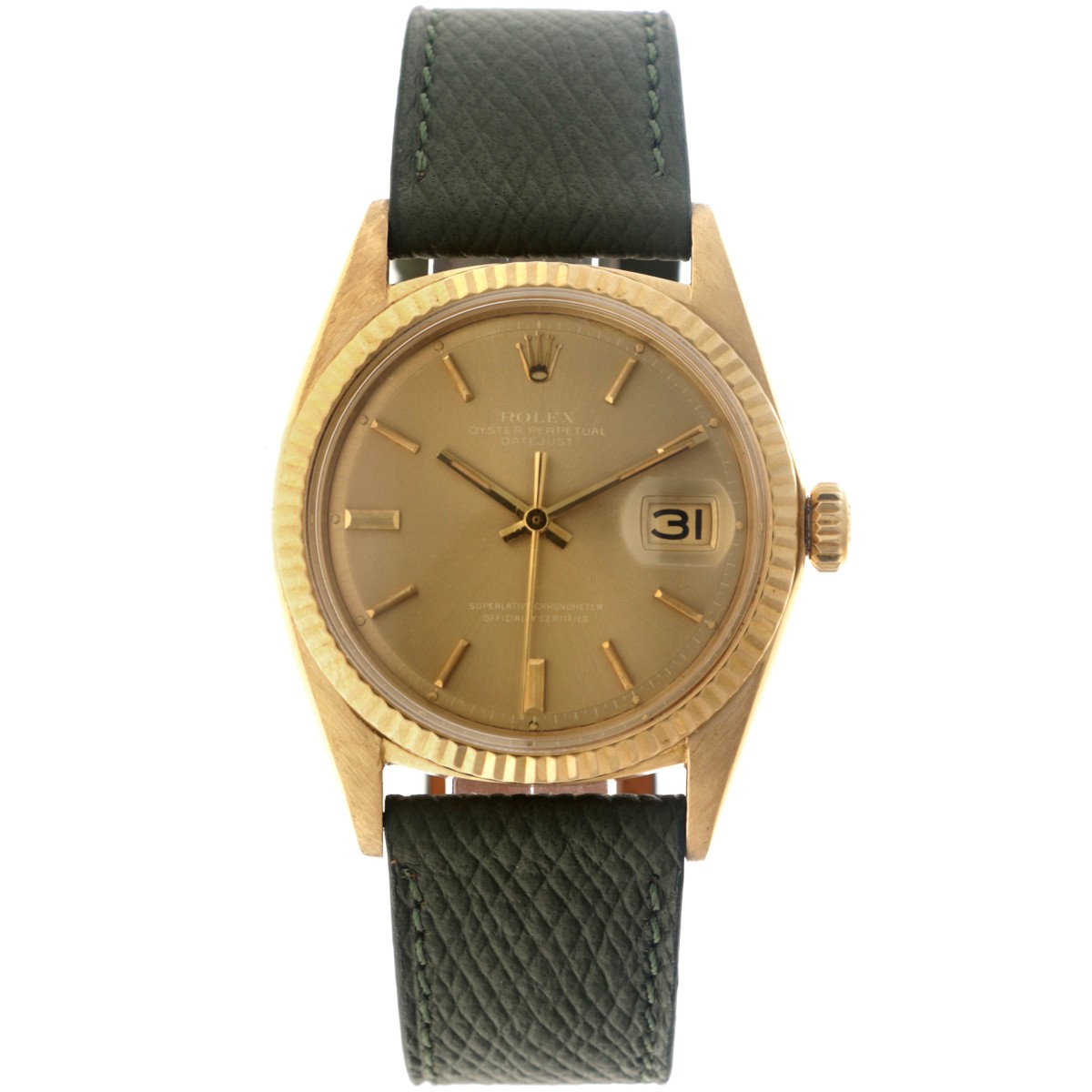 No Reserve - Rolex Datejust 18K. 'Ghost Dial' 1601 - Heren horloge - ca. 1969.