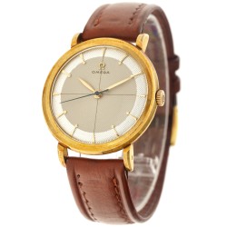 Omega Vintage 18K. Cal. 371 'Crosshair' 2677 - Heren horloge - ca. 1947.