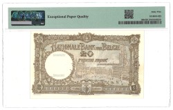 Belgium. 20 Francs. Banknote. Type 1926/1932. - PMG 65EPQ