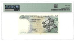 Belgium. 20 Francs. Banknote. Type 1964. - PMG 64