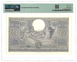 Belgium. 100 Francs. Banknote. Type 1941/1943. - PMG 64EPQ