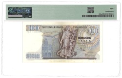 Belgium. 100 Francs. Banknote. Type 1962/1977. - PMG 50