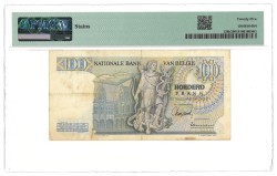 Belgium. 100 Francs. Banknote. Type 1962/1977. - PMG 25