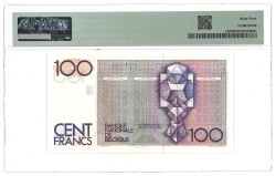 Belgium. 100 Francs. Banknote. Type 1978/1981. - PMG 64
