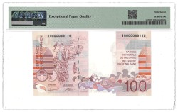 Belgium. 100 Francs. Banknote. Type 1995/2001. - PMG 67EPQ