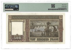 Belgium. 500 Francs. Banknote. Type 1947. Type Top pop. - PMP 53