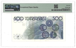 Belgium. 500 Francs. Banknote. Type 1982/1998. - PMG 66EPQ