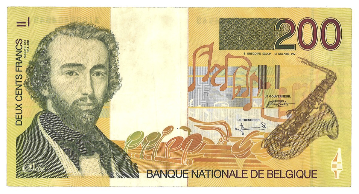 Belgium. 200 Belgium. Banknote. Type 1995. - Very fine.