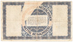 Nederland. 2 1/2 Gulden. Misdruk. Type 1938. - Zeer Fraai.