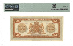 Nederland. 50 Gulden. Bankbiljet. Type 1943. - PMG 40