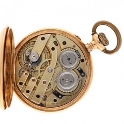 Zakhorloge goud - Herenzakhorloge - Handopwindbaar - Ca. 1900.