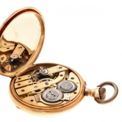 Zakhorloge goud - Herenzakhorloge - Handopwindbaar - Ca. 1900.